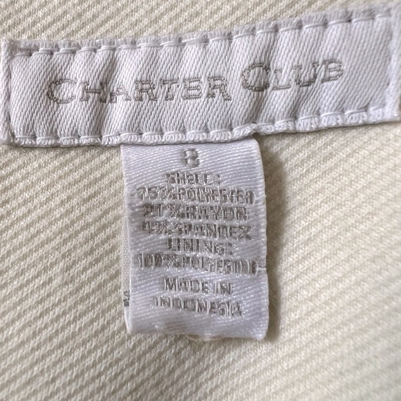 Charter Club Cream Sweetheart Sheath Cocktail Dress - Picture 5 of 5